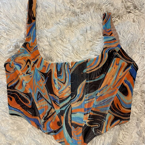 White Fox Something About You Corset Top - Picture 2 of 3